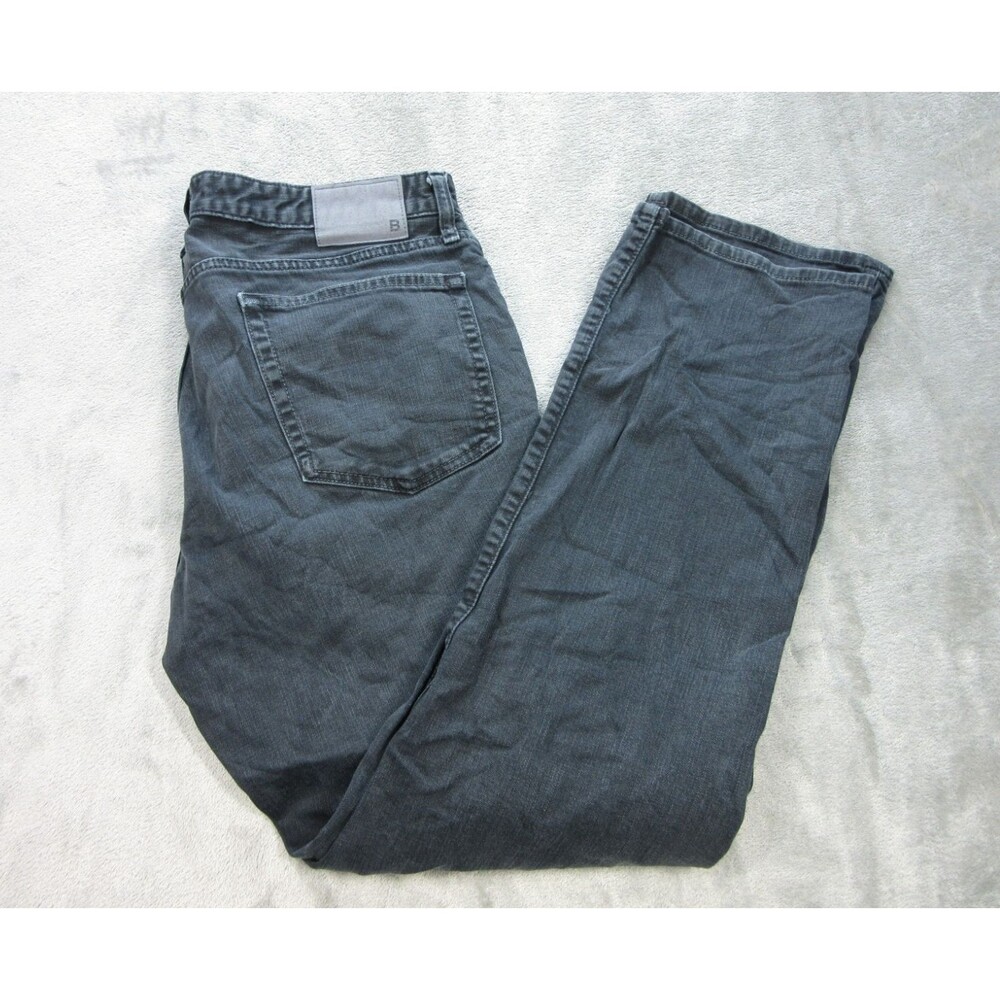 Bonobos Jeans Men's 34 x31 (Tag 36x34) Straight Leg Dark Wash Blue 5-Pocket